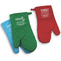 Oven Mitt w/Silicone Stripes